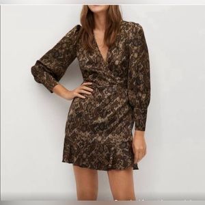 Mango Snakeskin  sexy Dress NEW